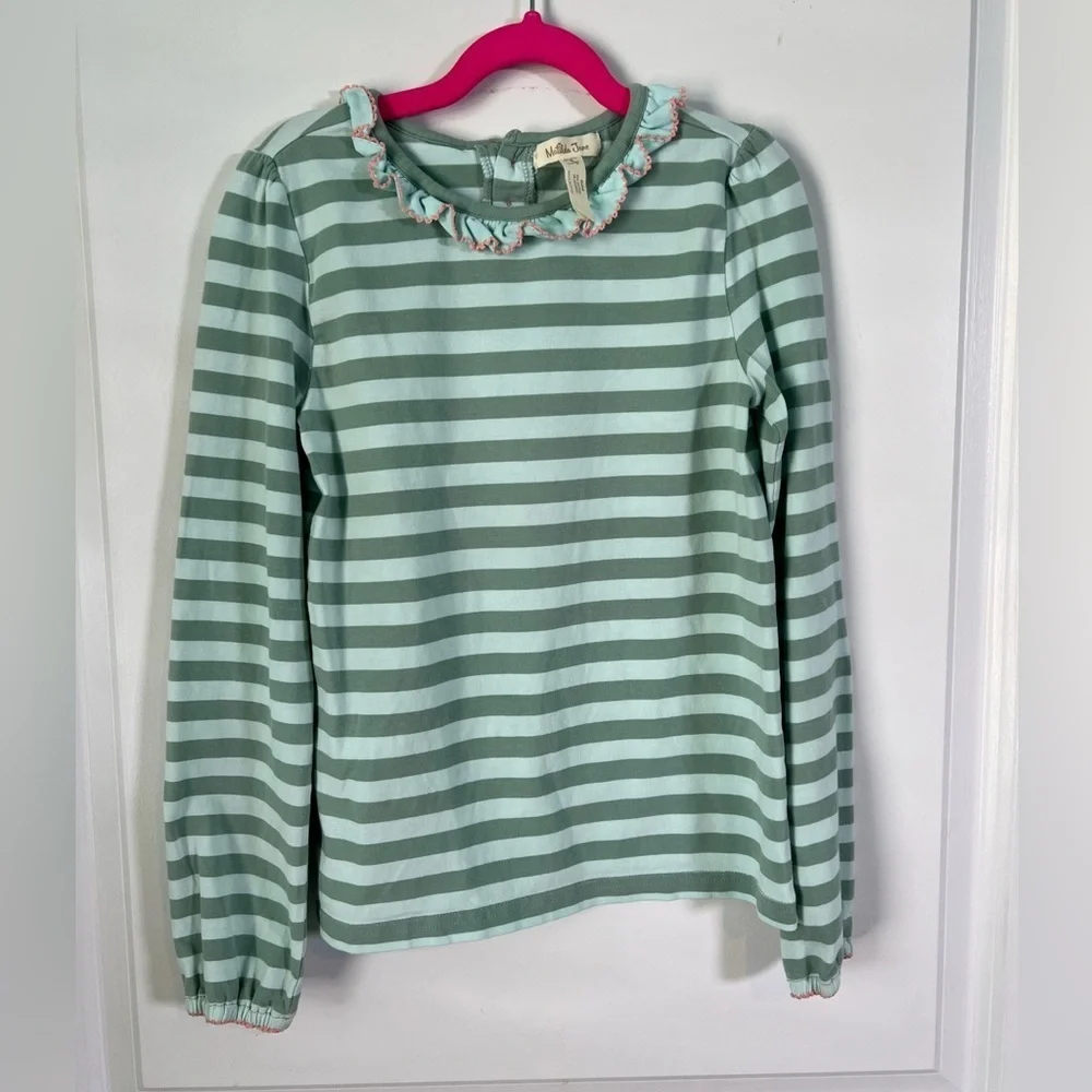 Matilda Jane Stripe Long Sleeve Top size 8